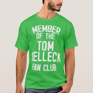 Camiseta Membro Do Clube De Ventiladores Tom Selleck