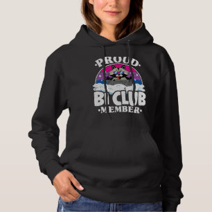 Camiseta Membro do Clube Ortod Raccoon Bandeira Bisexual Ra
