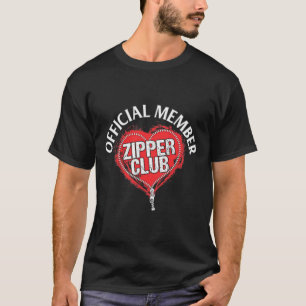 Camiseta Membro do Clube Zipper Oficial de Cirurgia Cardíac