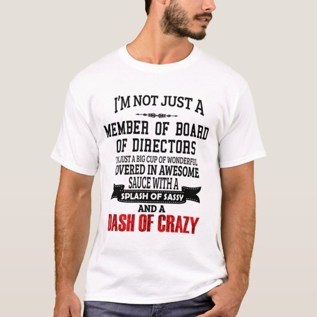 Camiseta Membro Do Conselho Dos Diretores Presentes/Present (Frente)