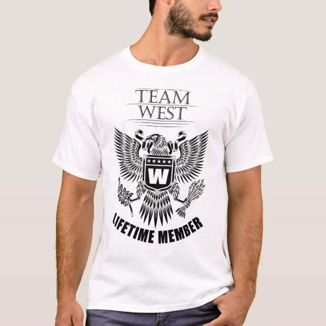 Camiseta Membro do Team West Lifetime (Frente)