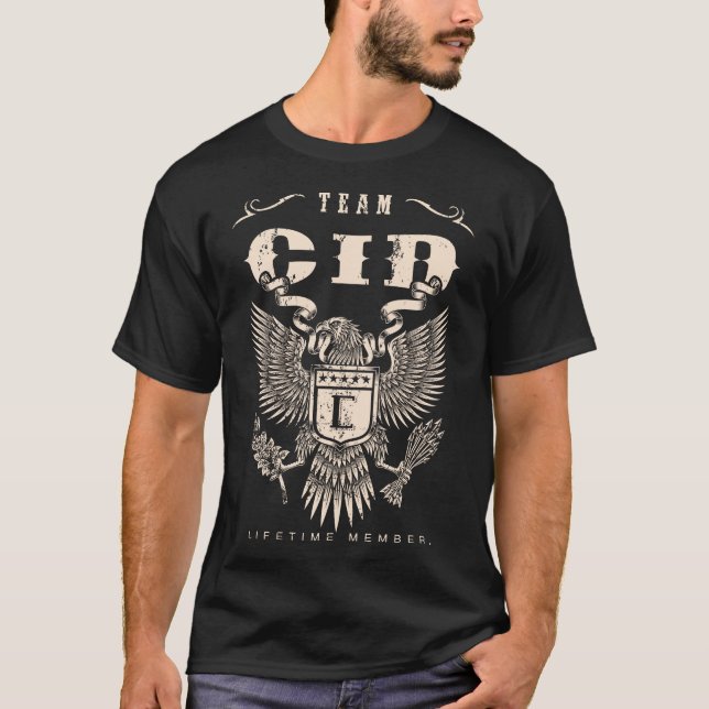 Camiseta Membro do Tempo de Vida da CID da EQUIPE. (Frente)