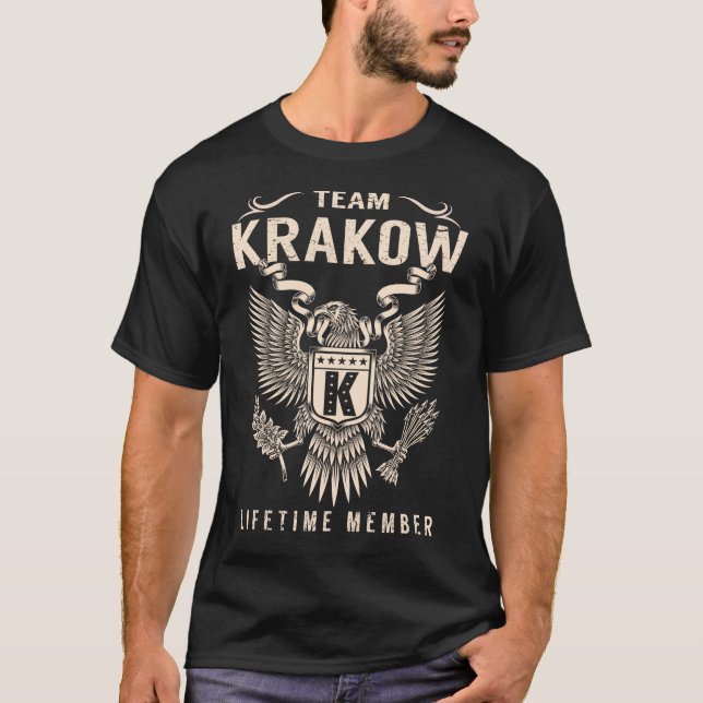 Camiseta Membro do tempo de vida da equipe KRAKOW (Frente)