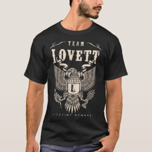 Camiseta Membro do Tempo de Vida da Equipe LOVETT.
