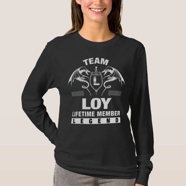 Camiseta Membro do Tempo de Vida da Equipe Loy (Frente)