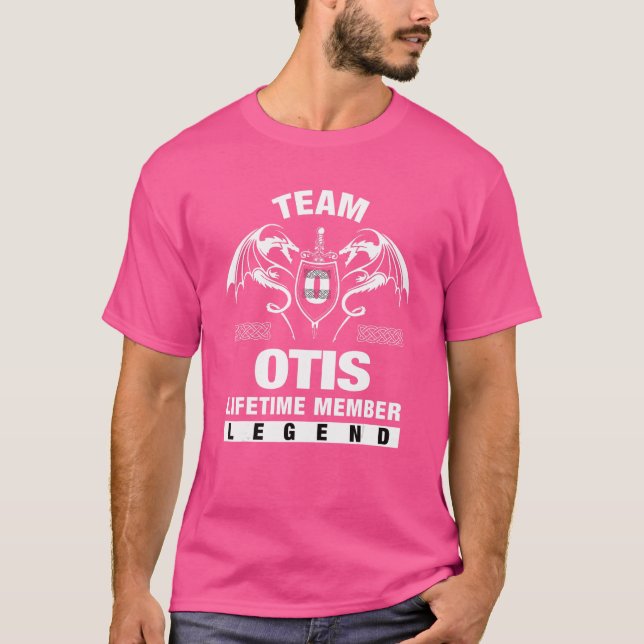 Camiseta Membro do Tempo de Vida da Equipe Otis (Frente)
