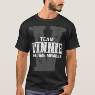 Camiseta Membro do Tempo de Vida da Equipe VINNIE