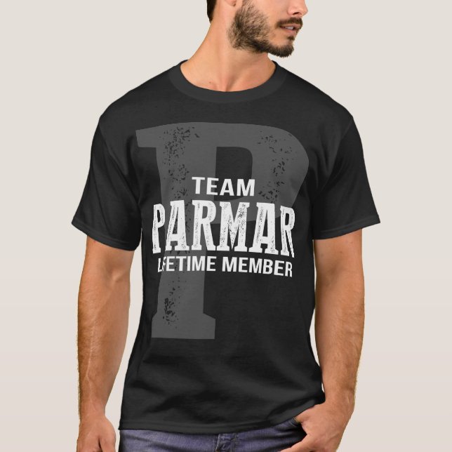 Camiseta Membro do Tempo de Vida do PARMAR da Equipe (Frente)