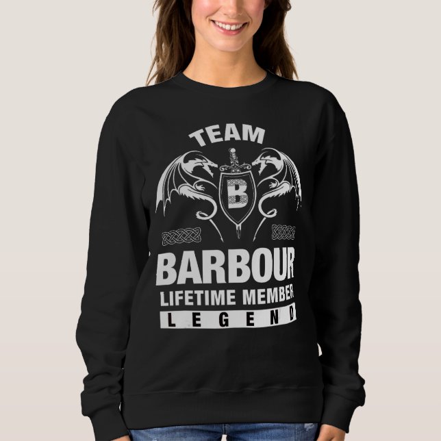 Camiseta Membro do Tempo de Vida do Team Barbour (Frente)