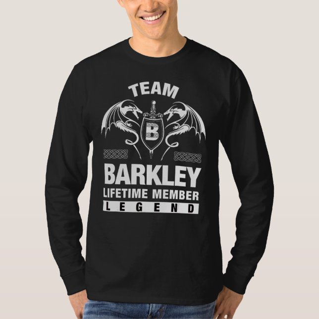 Camiseta Membro do Tempo de Vida do Team Barkley (Frente)