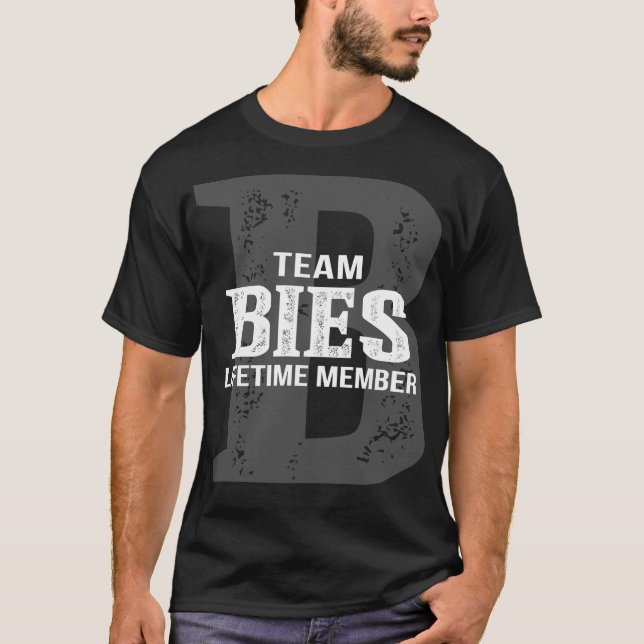 Camiseta Membro do Tempo de Vida do Team BIES (Frente)