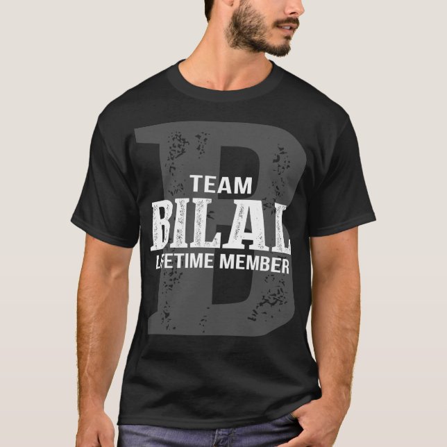 Camiseta Membro do Tempo de Vida do Team BILAL (Frente)