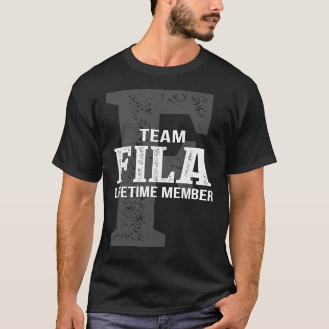 Camiseta Membro do Tempo de Vida do Team FILA (Frente)