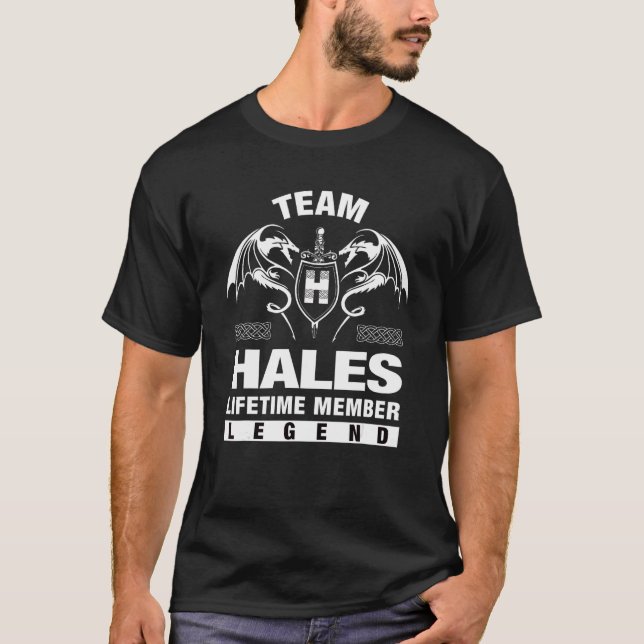 Camiseta Membro do Tempo de Vida do Team Hales (Frente)