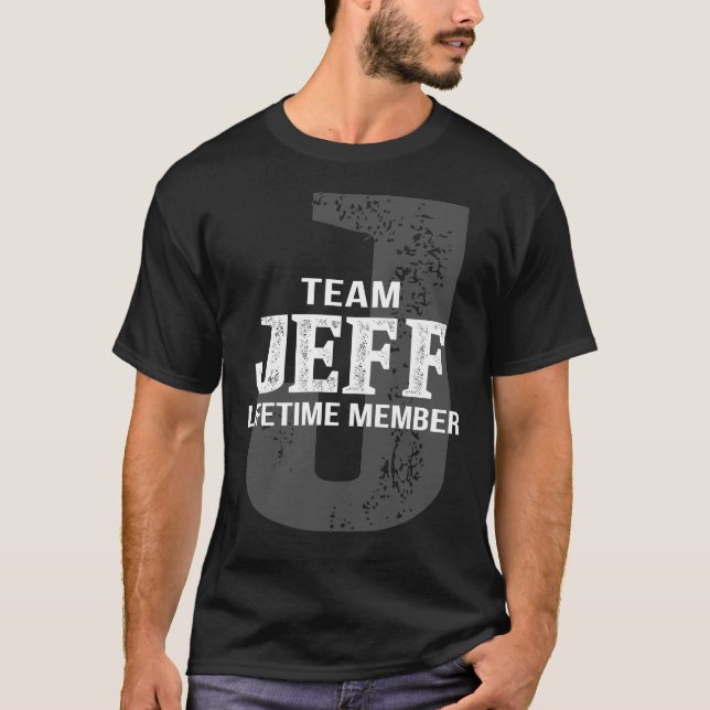 Camiseta Membro do Tempo de Vida do Team JEFF (Frente)