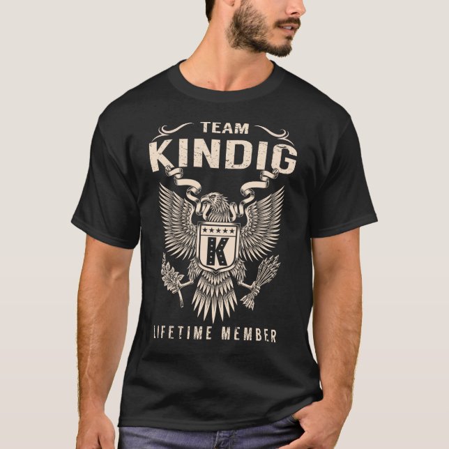 Camiseta Membro do Tempo de Vida do Team KINDIG (Frente)