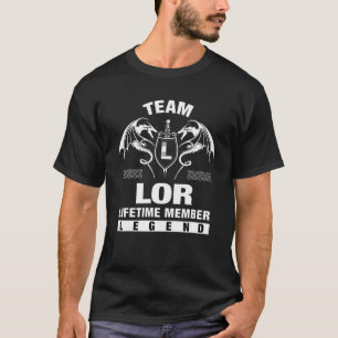 Camiseta Membro do Tempo de Vida do Team Lor