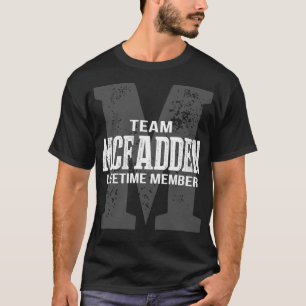 Camiseta Membro do Tempo de Vida do Team MCFADDEN