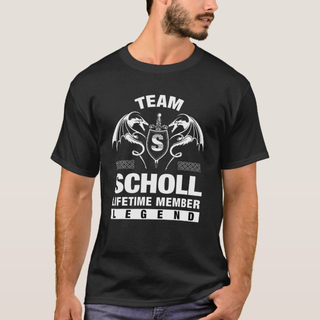 Camiseta Membro do Tempo de Vida do Team Scholl (Frente)