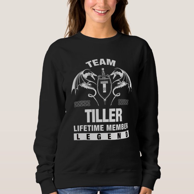 Camiseta Membro do Tempo de Vida do Team Tiller (Frente)