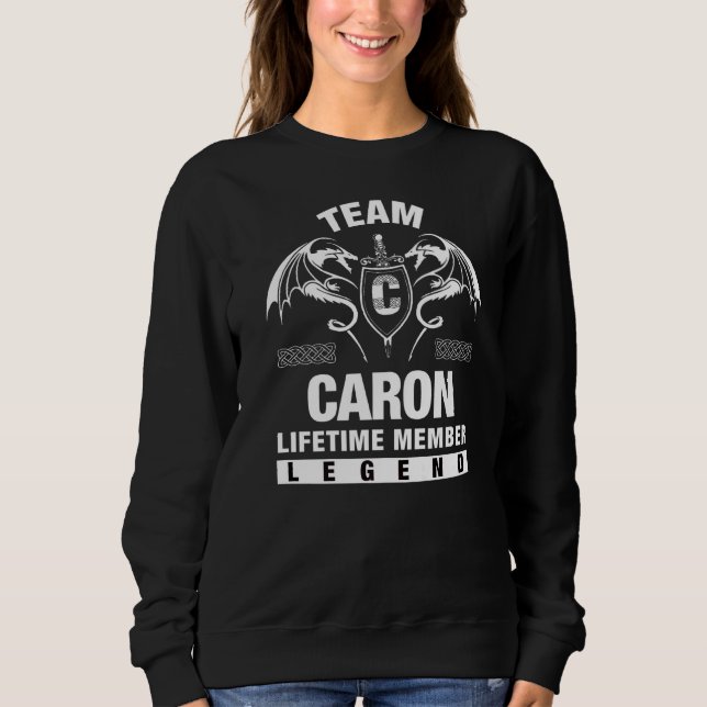 Camiseta Membro do Time Caron da Equipe (Frente)