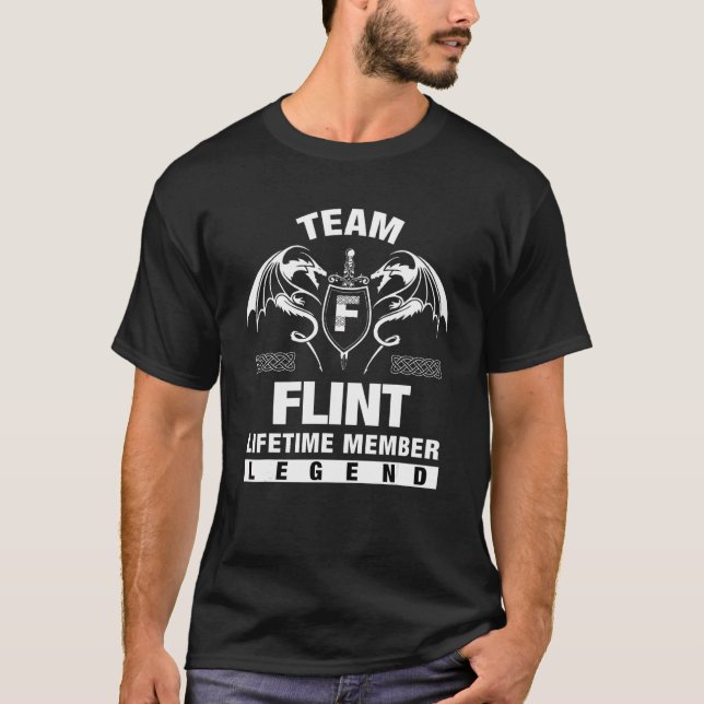 Camiseta Membro do Time Flint (Frente)