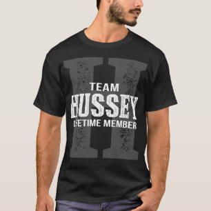 Camiseta Membro do Time HUSSEY da Equipe