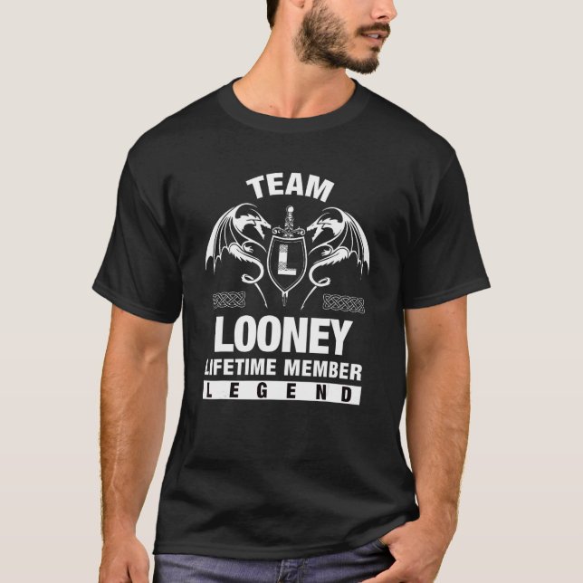 Camiseta Membro do Time Looney (Frente)