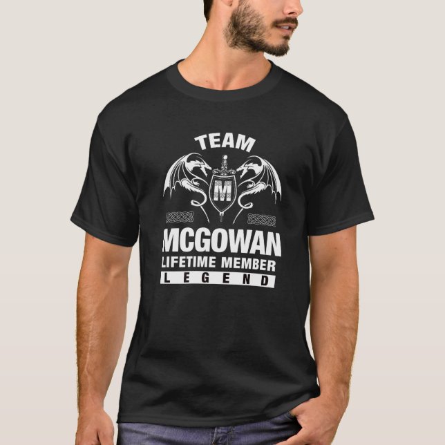 Camiseta Membro do Time Mcgowan (Frente)