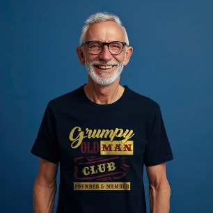 Camiseta Membro Fundador do Grumpy Old Man Club