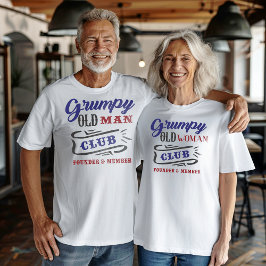 Camiseta Membro Fundador do Grumpy Old Man Club