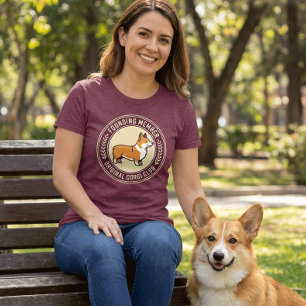 Camiseta Membro Fundador Original do Corgi Club Divertido