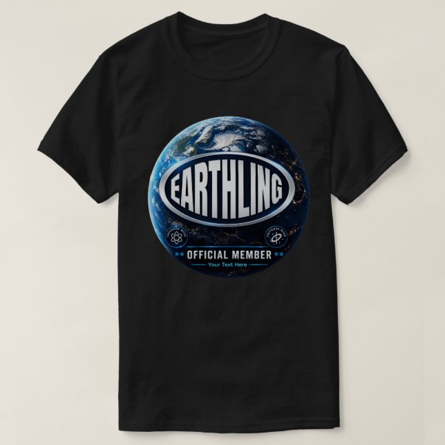 Camiseta Membro Oficial da Designação Earthling (Frente do Design)