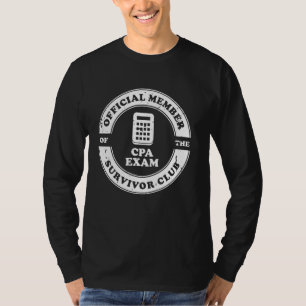Camiseta Membro Oficial Do Consultor De Contabilidade De Ex