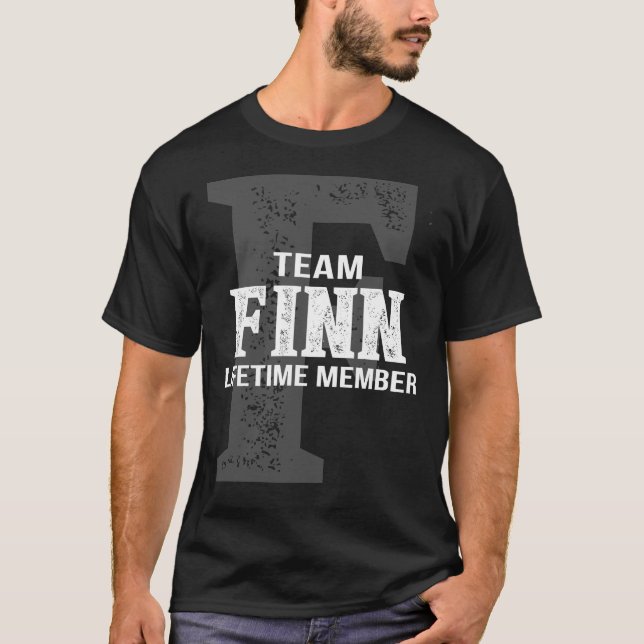 Camiseta Membro Vitalício da Equipe FINN (Frente)