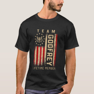 Camiseta Membro Vitalício da Equipe GODFREY Bandeira Americ