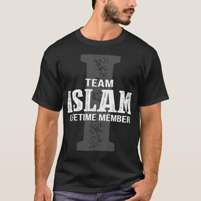 Camiseta Membro Vitalício da Equipe ISLÃ (Frente)