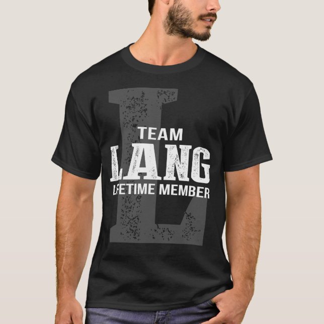 Camiseta Membro Vitalício da Equipe LANG (Frente)