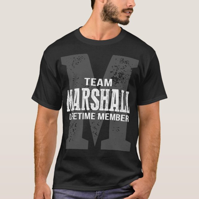 Camiseta Membro Vitalício da Equipe MARSHALL (Frente)