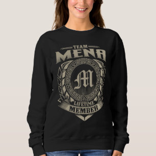Camiseta Membro Vitalício da Equipe MENA Sobrenome Família