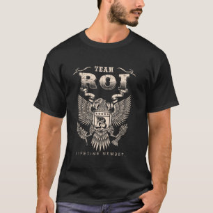 Camiseta Membro Vitalício da Equipe Roi - Nome Roi