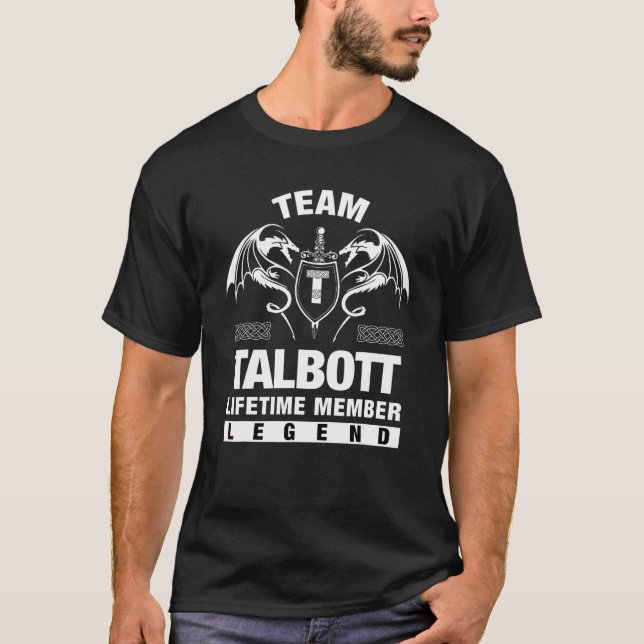 Camiseta Membro Vitalício da Equipe Talbott   (Frente)