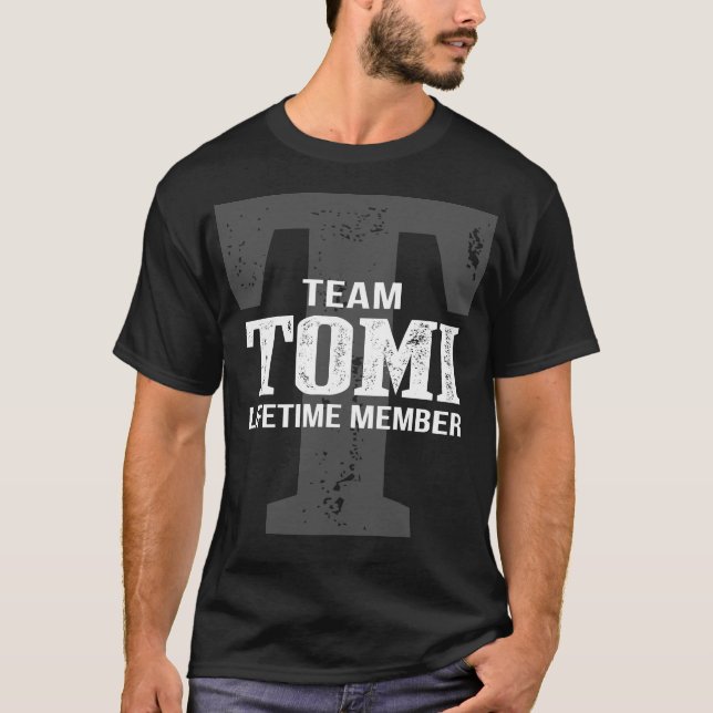 Camiseta Membro Vitalício da Equipe TOMI (Frente)