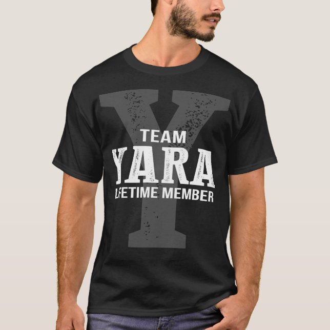 Camiseta Membro Vitalício da Equipe Yara (Frente)