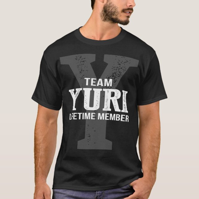 Camiseta Membro Vitalício da Equipe YURI (Frente)