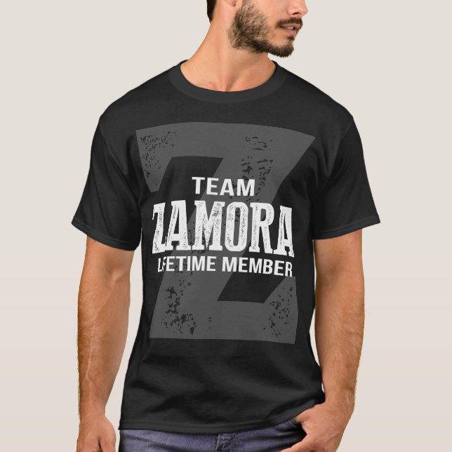 Camiseta Membro Vitalício da Equipe ZAMORA (Frente)