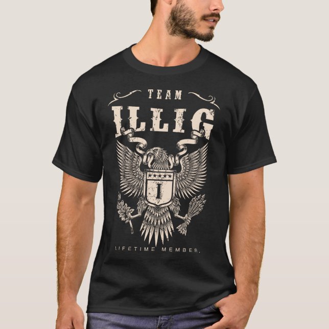 Camiseta Membro Vitalício da TEAM ILLIG. (Frente)