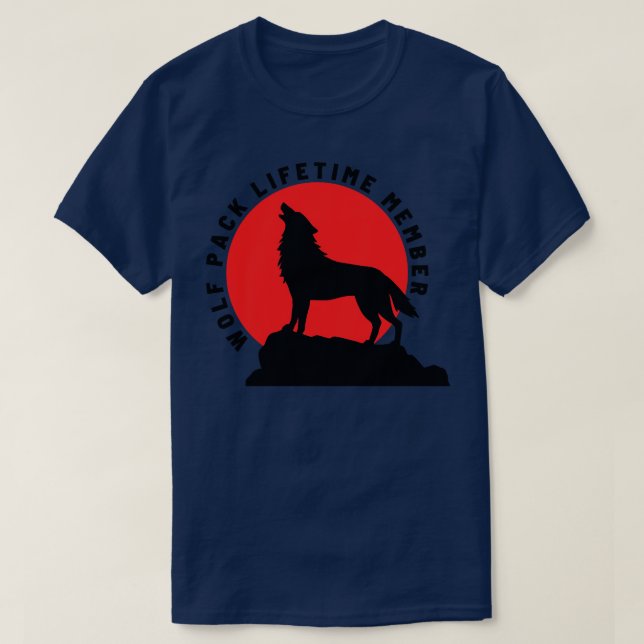 Camiseta Membros do Wolf Pack Lifetime 14 (Frente do Design)