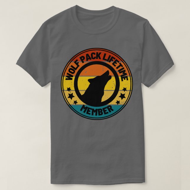 Camiseta Membros do Wolf Pack Lifetime 30 (Frente do Design)