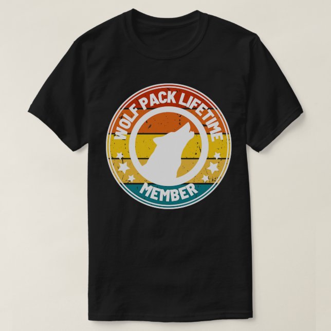 Camiseta Membros do Wolf Pack Lifetime 33 (Frente do Design)
